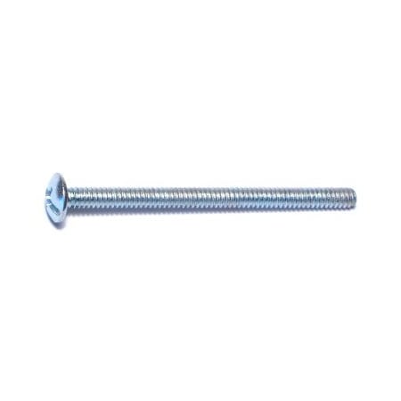 Midwest Fastener #6-32 x 2 in Combination Phillips/Slotted Truss Machine Screw, Zinc Plated Steel, 100 PK 07626